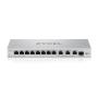 Zyxel XGS1250-12 Géré 10G Ethernet (100 1000 10000) Gris