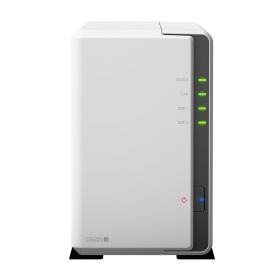 Synology DiskStation DS220j NAS Mini Tower Realtek RTD1296 0,512 GB DDR4 DiskStation Manager Weiß