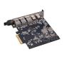 Akasa AK-PCCU3-09 tarjeta y adaptador de interfaz Interno PCIe