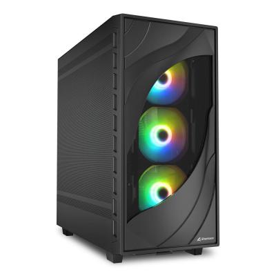 Sharkoon REBEL C80M RGB Midi Tower Schwarz