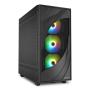 Sharkoon REBEL C80M RGB Midi Tower Negro