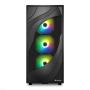 Sharkoon REBEL C80M RGB Midi Tower Black