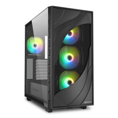 Sharkoon REBEL C80G RGB Midi Tower Negro