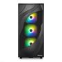 Sharkoon REBEL C80G RGB Midi Tower Black