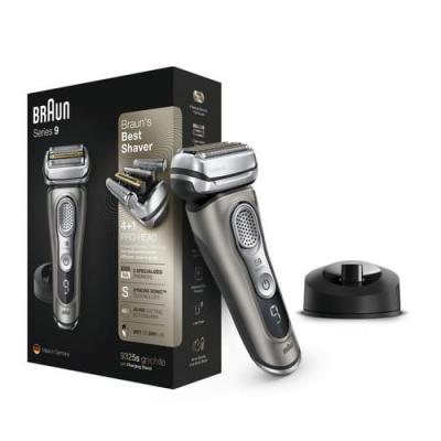 Braun Series 9 9325s Latest Generation Electric Shaver, Charging Stand, Fabric Case, Graphite