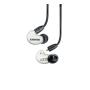 Shure AONIC 215 Headset Wired In-ear Calls Music Translucent, White