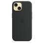 Apple iPhone 15 Silikon Case mit MagSafe – Schwarz