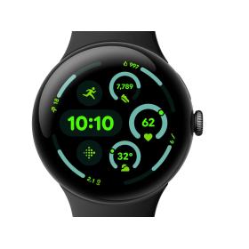 Google Pixel Watch 3 AMOLED 45 mm Digital Pantalla táctil 4G Negro Wifi GPS (satélite)