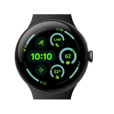 Google Pixel Watch 3 AMOLED 45 mm Digital Pantalla táctil 4G Negro Wifi GPS (satélite)