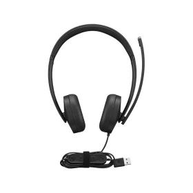 Lenovo 4XD1P83425 auricular y casco Auriculares Alámbrico Diadema Llamadas Música USB tipo A Negro