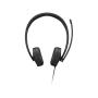 Lenovo 4XD1P83425 headphones headset Wired Head-band Calls Music USB Type-A Black