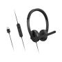 Lenovo 4XD1P83425 auricular y casco Auriculares Alámbrico Diadema Llamadas Música USB tipo A Negro