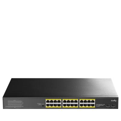 Cudy GS1028PS2 network switch Gigabit Ethernet (10 100 1000) Power over Ethernet (PoE) Black