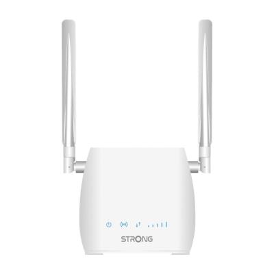 Strong 300M router inalámbrico Ethernet rápido Banda única (2,4 GHz) 4G Blanco