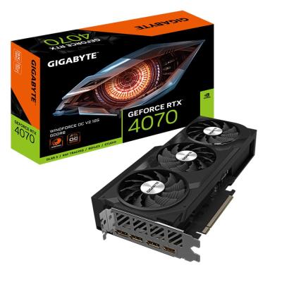 GIGABYTE GeForce RTX 4070 WINDFORCE OC V2 12G Grafikkarte - 12GB GDDR6, 192bit, PCI-E 4.0, 2490MHz Core Clock, 3 x DisplayPort