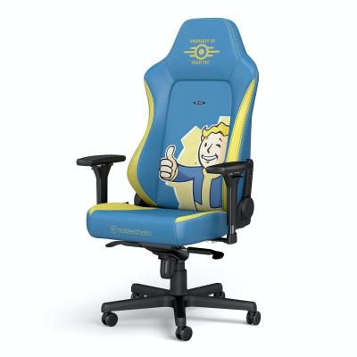 noblechairs NBL-HRO-PU-FVT sedia per videogioco Sedia da gaming per PC Seduta imbottita Blu, Giallo