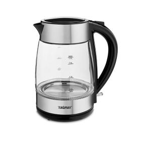 Zelmer ZCK8011 electric kettle 1.7 L 2200 W Black, Stainless steel