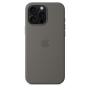 Apple iPhone 16 Pro Max Silicone Case with MagSafe - Stone Gray