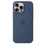 Apple iPhone 16 Pro Max Silicone Case with MagSafe - Denim