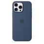 Apple iPhone 16 Pro Max Silikon Case mit MagSafe – Denim