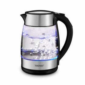 Zelmer ZCK8026 Wasserkocher 1,7 l 2200 W Schwarz, Transparent