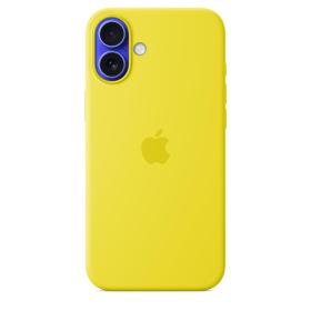 Apple Funda de silicona con MagSafe para el iPhone 16 Plus - Amarillo carambola