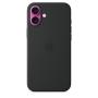 Apple iPhone 16 Plus Silikon Case mit MagSafe – Schwarz