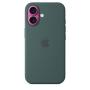 Apple iPhone 16 Silicone Case with MagSafe - Lake Green