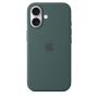 Apple Coque en silicone avec MagSafe pour iPhone 16 - Vert lacustre