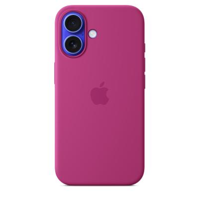 Apple iPhone 16 Silikon Case mit MagSafe – Fuchsia