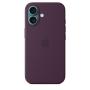 Apple iPhone 16 Silicone Case with MagSafe - Plum