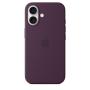 Apple iPhone 16 Silicone Case with MagSafe - Plum