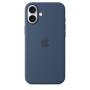 Apple iPhone 16 Plus Silikon Case mit MagSafe – Denim