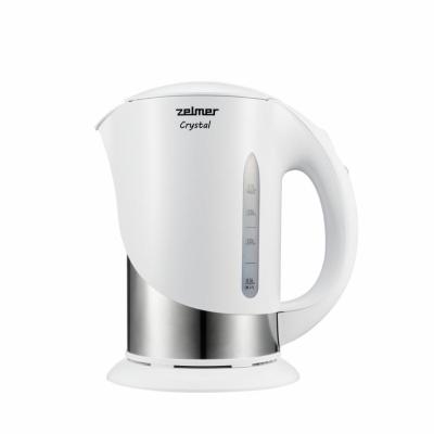 Zelmer ZCK7630W electric kettle 1.7 L 1850 W Silver, White