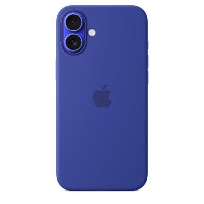 Apple Coque en silicone avec MagSafe pour iPhone 16 Plus - Outremer