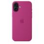 Apple iPhone 16 Plus Silikon Case mit MagSafe – Fuchsia