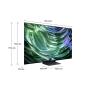 Samsung QE55S90DAE 139.7 cm (55") 4K Ultra HD Smart TV Wi-Fi Black