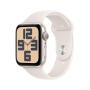 Apple Watch SE GPS 44mm Starlight Aluminium Case with Starlight Sport Band - S M