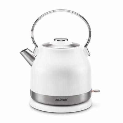 Zelmer ZCK7940 bollitore elettrico 1,5 L 2200 W Acciaio inox, Bianco