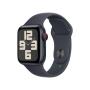 Apple Watch SE GPS + Cellular 40mm Midnight Aluminium Case with Midnight Sport Band - S M