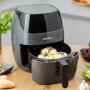 Zelmer ZAF5502G friteuse Unique 5 L Autonome 1500 W Friteuse sans huile Noir, Gris