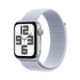 Apple Watch SE OLED 44 mm Digital 368 x 448 Pixel Touchscreen Silber WLAN GPS