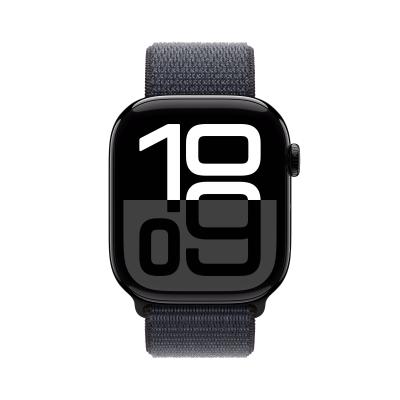 Apple Watch Series 10 GPS 46mm Jet Black Aluminium Case with Ink Sport Loop