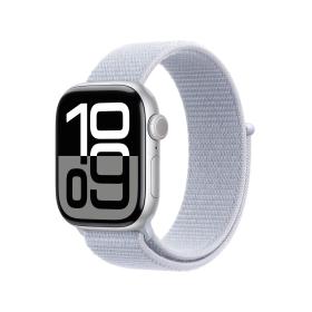 Apple Watch Series 10 OLED 42 mm Digital 374 x 446 Pixel Touchscreen Silber WLAN GPS