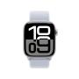 Apple Watch Series 10 OLED 42 mm Digital 374 x 446 Pixel Touchscreen Silber WLAN GPS