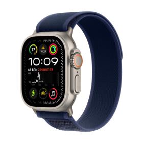 Apple Watch Ultra 2 GPS + Cellular 49mm Cassa in Titanio con Blue Trail Loop - M L