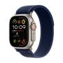 Apple Watch Ultra 2 GPS + Cellular 49mm Natural Titanium Case with Blue Trail Loop - M L