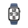 Apple Watch SE OLED 44 mm Digital 368 x 448 Pixeles Pantalla táctil Plata Wifi GPS (satélite)