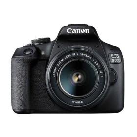 Canon EOS 2000D BK 18-55 IS II EU26 SLR Camera Kit 24.1 MP CMOS 6000 x 4000 pixels Black