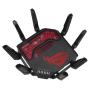 ASUS ROG Rapture GT-BE19000 wireless router Multi-Gigabit Ethernet Tri-band (2.4 GHz   5 GHz   6 GHz) Black, Red